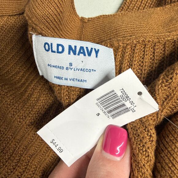 NEW Old Navy Womens S Open Front Textured Knit Cardigan Sweater Pockets Capsule - Picture 3 of 12